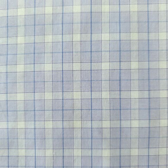 Jos A Bank Traveler Traditional Blue  Plaid Long Sleeve Button Up Dress Shirt - Picture 2 of 8